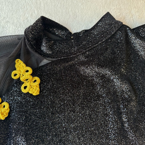 Black and Gold Dance Dress - Picture 2 of 13